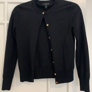 J. Crew XSmall Black Cardigan